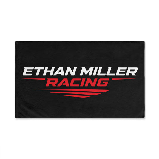 Racing Hand Towel — "Ethan Miller Racing" Logo Sports Towel