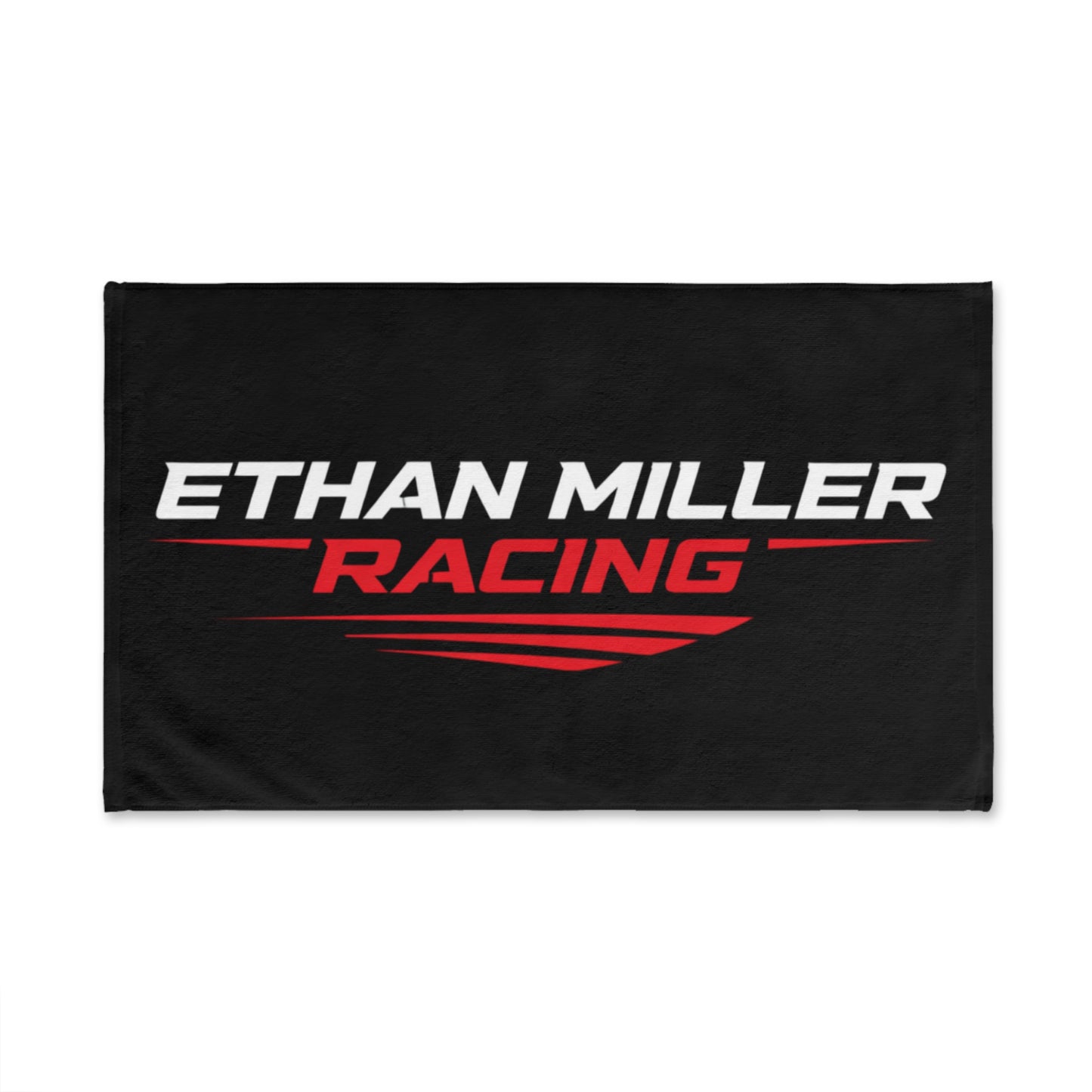 Racing Hand Towel — "Ethan Miller Racing" Logo Sports Towel