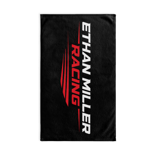 Racing Hand Towel — "Ethan Miller Racing" Logo Sports Towel