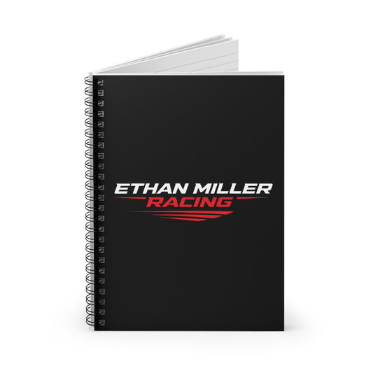 Racing Spiral Notebook — "Ethan Miller Racing" Ruled Journal