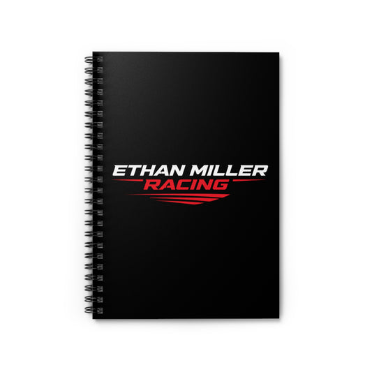 Racing Spiral Notebook — "Ethan Miller Racing" Ruled Journal